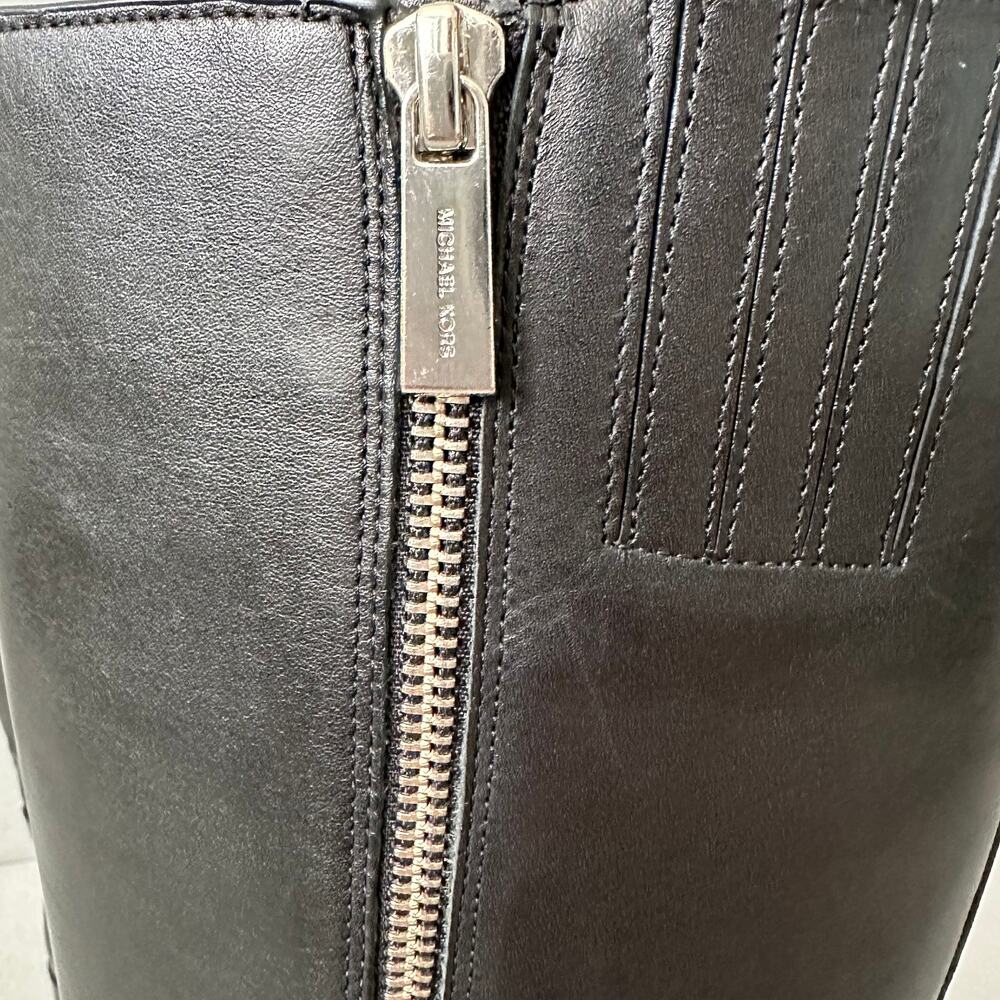 MICHAEL Michael Kors Women’s Heather Leather Almond Toe Tall Riding Boots Size 6 - Picture 6 of 16